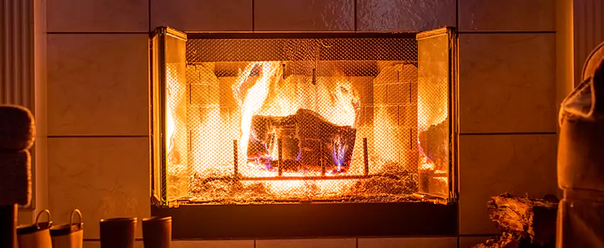 Mendota Hearth Landscape Fireplace Installation in Pelham, Alabama